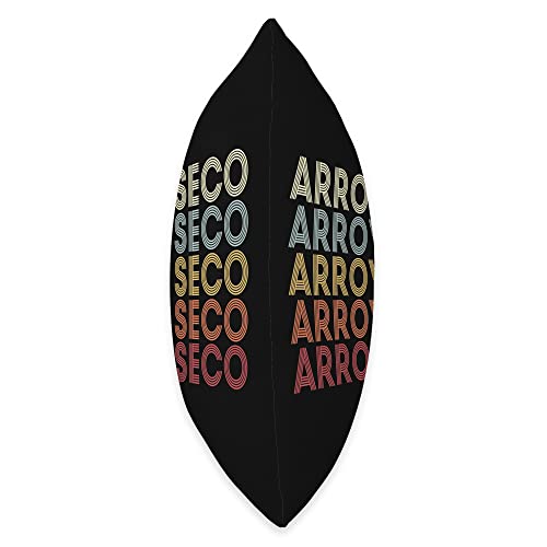 Vintage Text Throw Pillow, 18x18, Multicolor