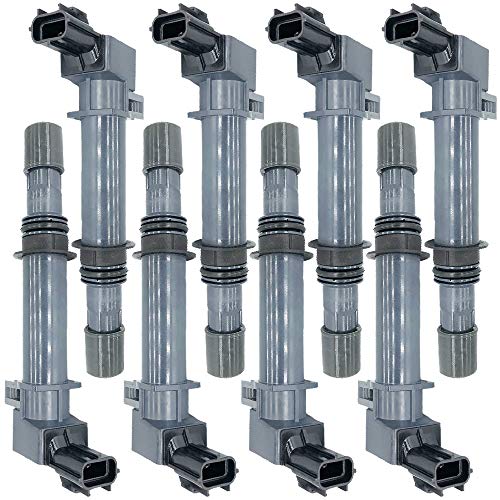 Set of 8 Ignition Coil Pack Compatible with Chrysler Aspen Jeep Cherokee Commander Grand Cherokee II III Dodge Dakota Durango Nitro Ram 1500 4.7 Replaces OEM UF270 UF399 UF297 C1231 5C1114 (8)