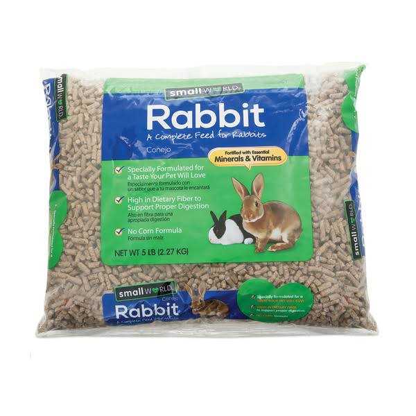 Small World Complete Rabbit Feed Fortified with Essential Minerals & Vitamins - Pet Supplies online store