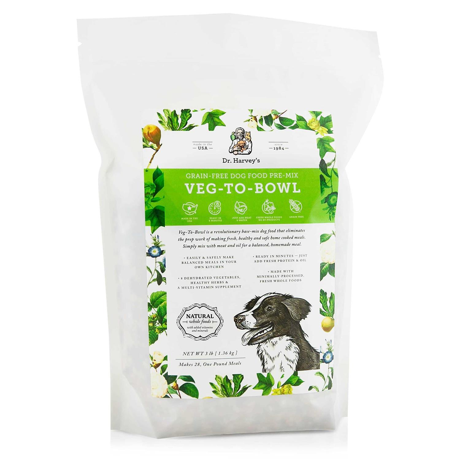 Dr. Harvey&s Veg-to-Bowl Grain-Free Dog Food Pre-Mix - Pet Supplies online store
