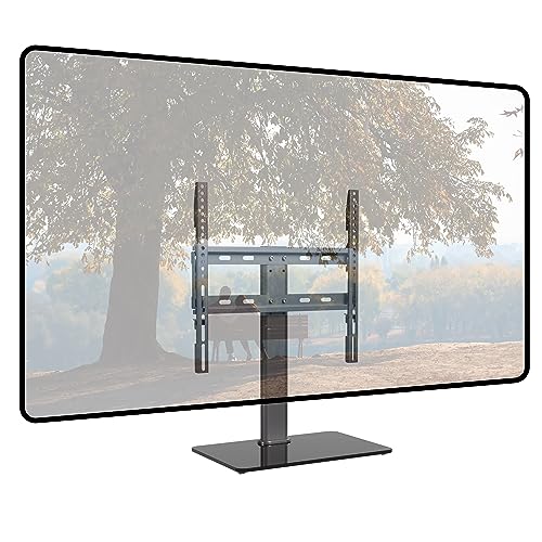 ProMounts Universal Fixed Tabletop TV Stand for 13 to 72 inch Flat and Curved LCD, LED, Plasma Screen, Adjustable Stand Mount Holds up to 110 lbs.