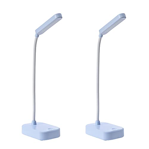 Small lamps for small spaces,pink,Battery powered lamp,Usb cable,3 position adjustable light,360° rotating hose,White eye protection light,Mini cordless lamp,Desk lamp kids room,Portable desk light