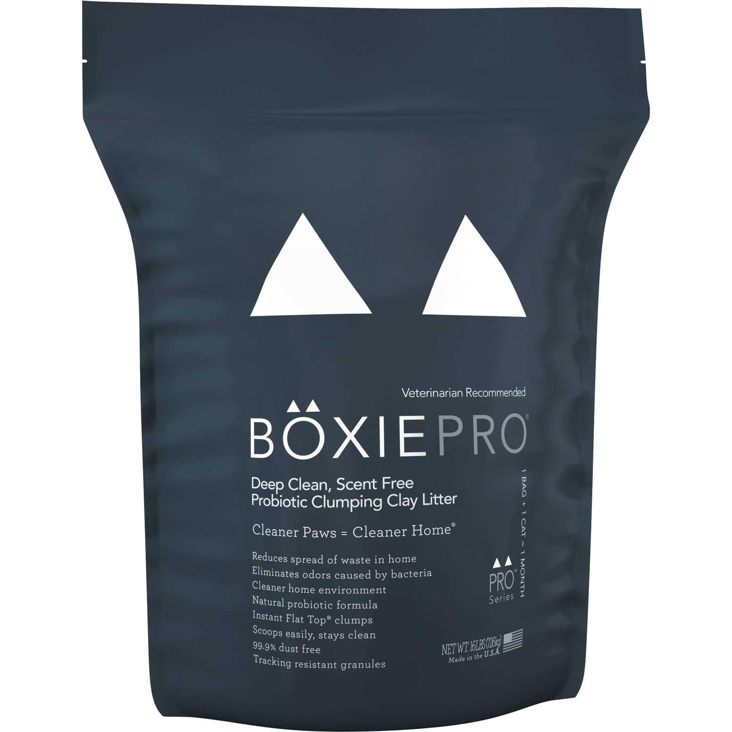 BoxiePro Deep Clean Probiotic Clumping Clay Cat Litter - Pet Supplies online store