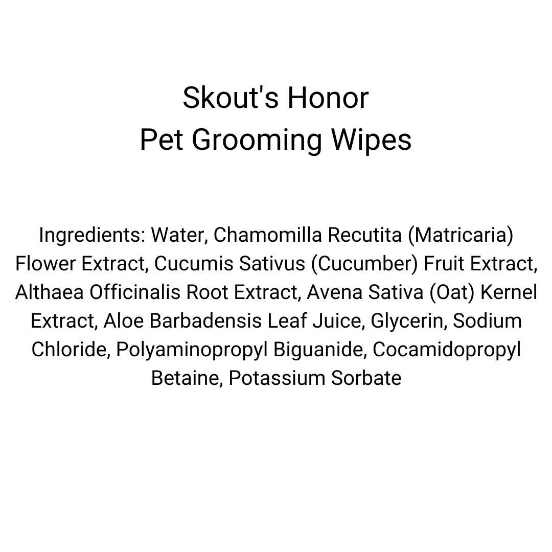 Skout's Honor Pet Grooming Wipes - Pet Supplies online store