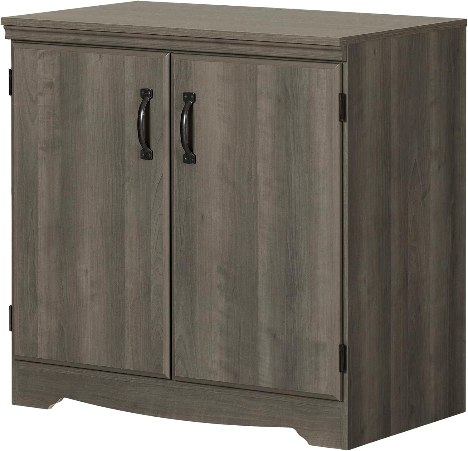 South Shore Farnel 2-Door Storage Cabinet, Gray Maple