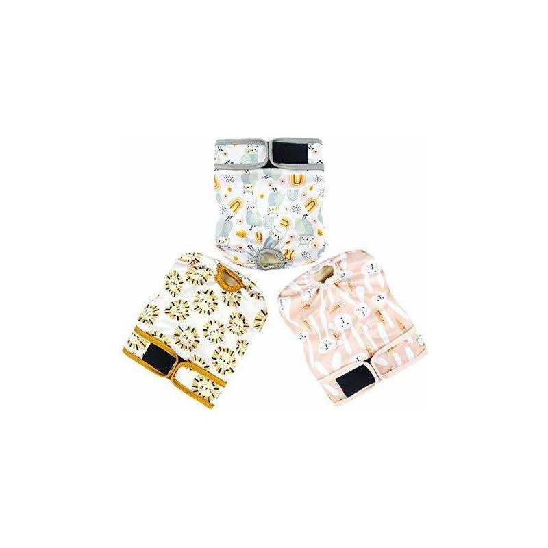 Langsprit Washable Female Dog Diapers No Leak Reusable Diapers for Doggy Female in Period - Pet Supplies online store