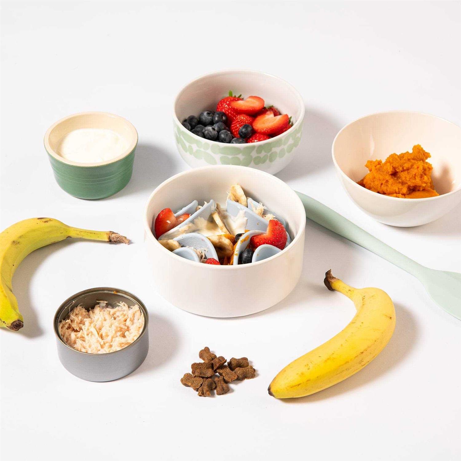 AWOO Good Vibes Silicone Bowl Insert Dog Feeding Mat - Pet Supplies online store