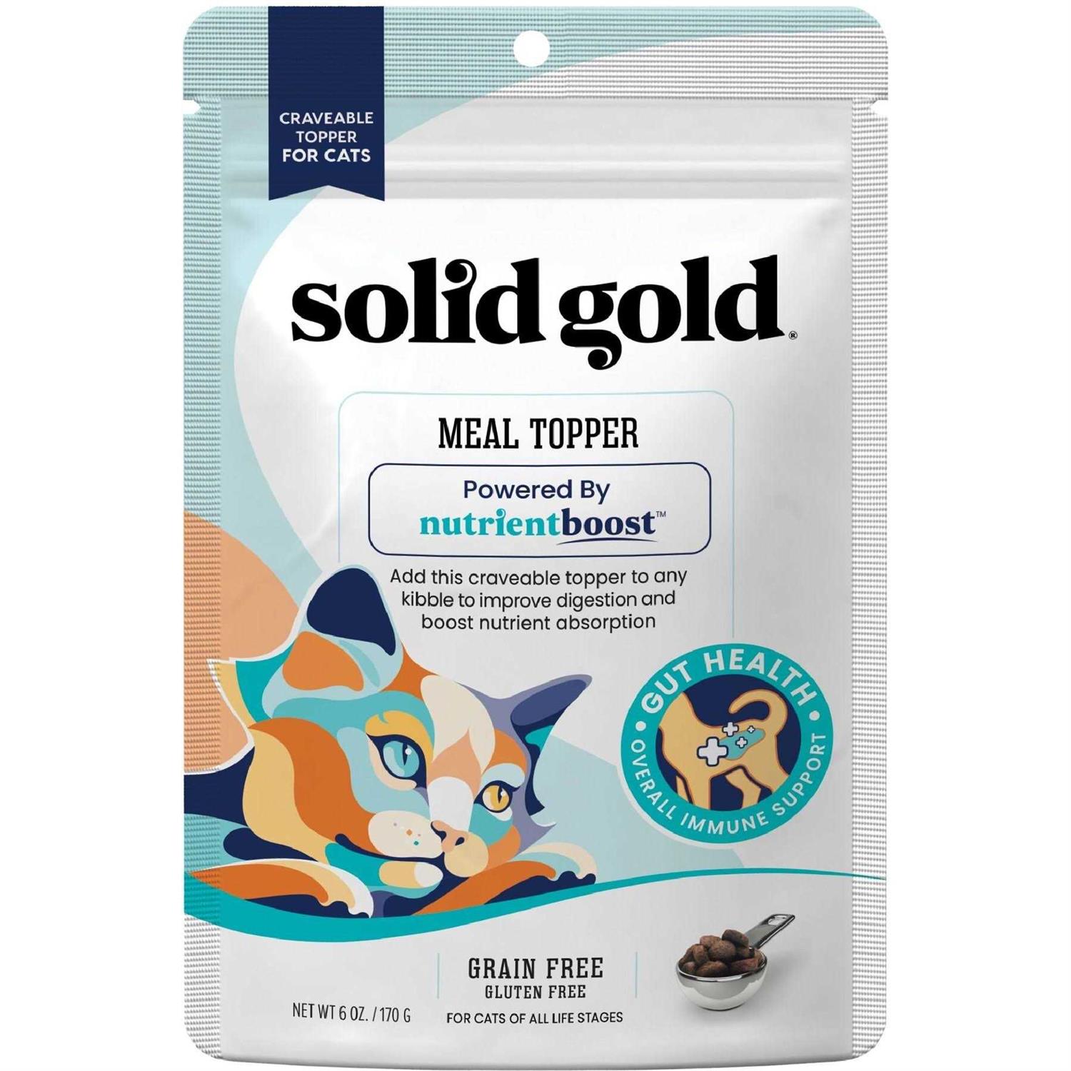 Solid Gold NutrientBoost Grain-Free Cat Food Topper - Pet Supplies online store