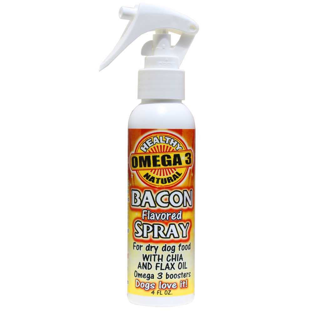 Bacon FLAVORED OMEGA 3 Spray 4 oz - Pet Supplies online store