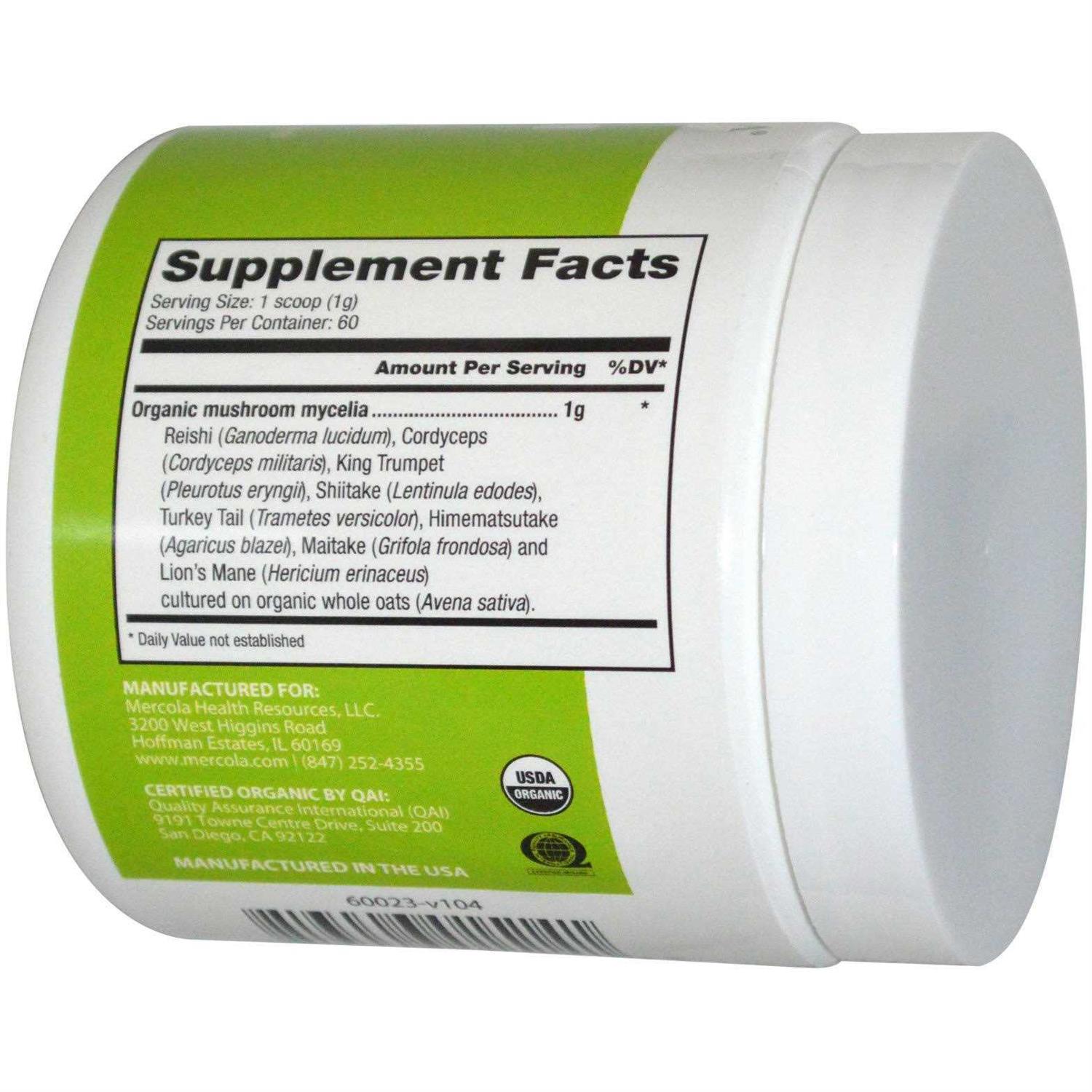 Dr. Mercola Organic Mushroom Complex for Pets - Pet Supplies online store