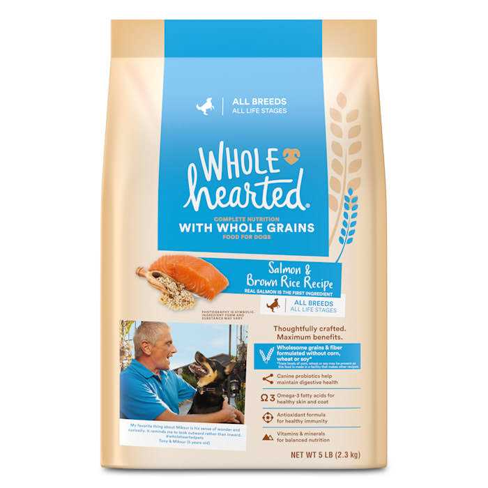 WholeHearted Whole Grains Salmon Recipe Dry Dog Food - Pet Supplies online store