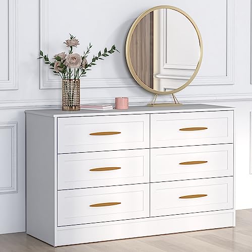 4 Drawer Dresser Set of 2, Black Chest of Drawers with Gold Handle & Wide Drawers,35.8