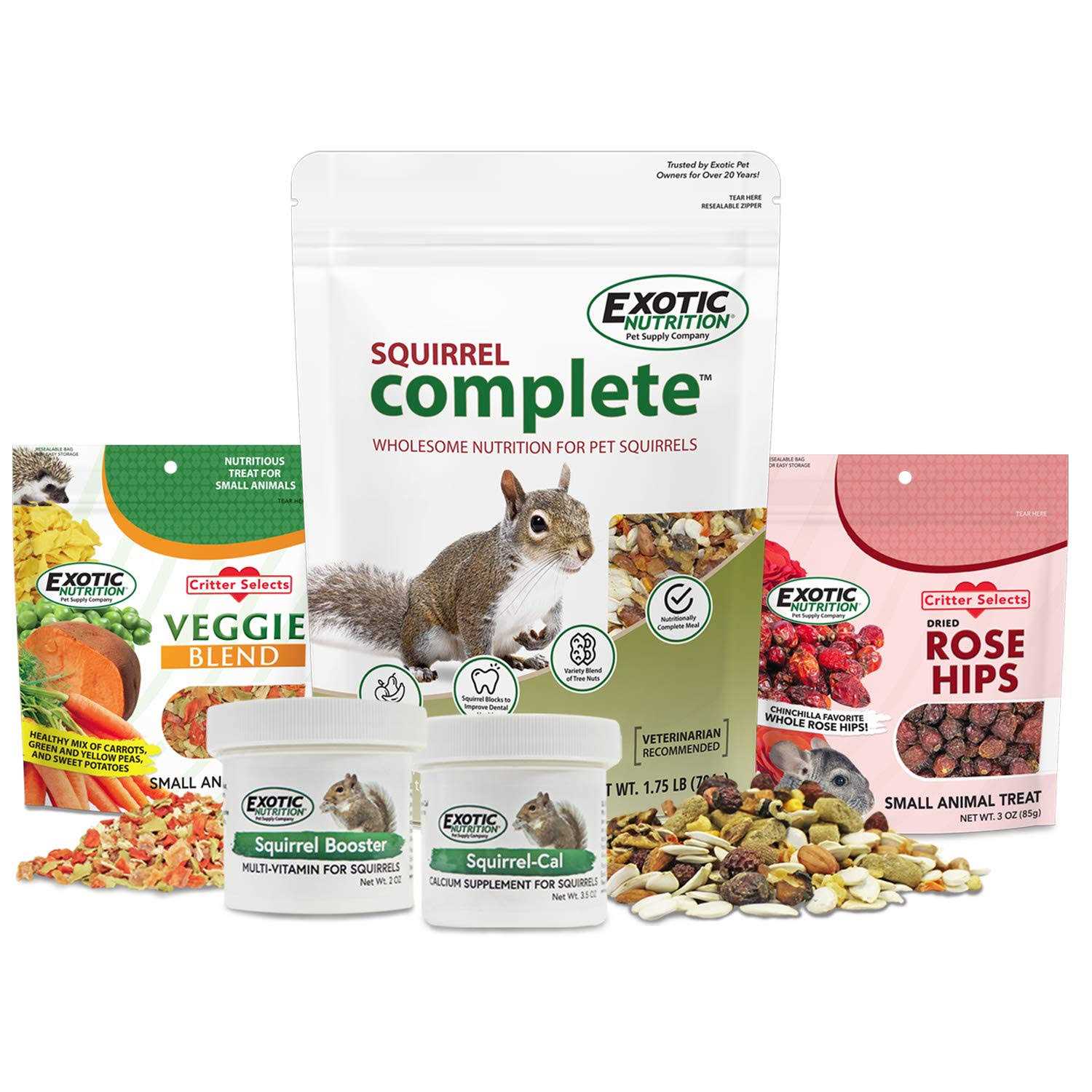 Squirrel Food Starter Package Includes Nutritionally Complete Diet - Pet Supplies online store