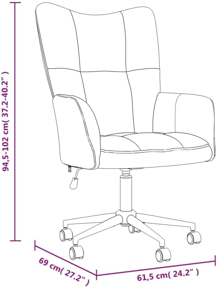 Relaxing Chair Mustard Yellow Velvet,Modern Velvet Office Chair with Adjustable Height and Rolling Castors for Comfort and Style Living Room Armchairs, Recliners & Sleeper Chairs
