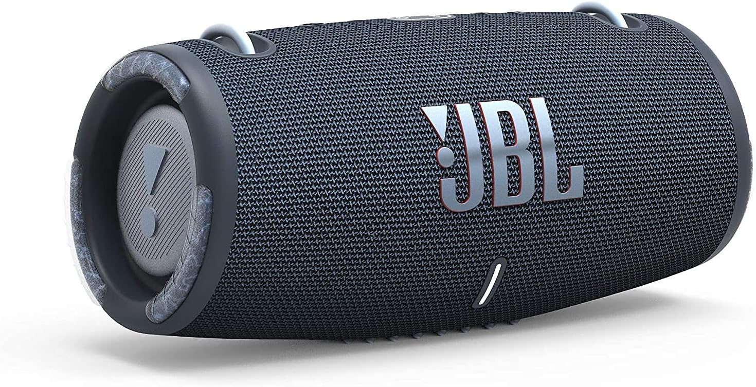 JBL Xtreme 3 Portable Waterproof Wireless Bluetooth Speakers Bundle - Pair (Blue)