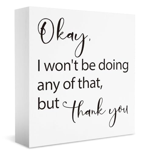 With Special Name Sign, Funny Home Office Desk Decor Shelf Cubicle Table Decoration, Humor SC TV Show Quotes Gifts for SC Fans Friends Coworker Women 5 x 5 inch