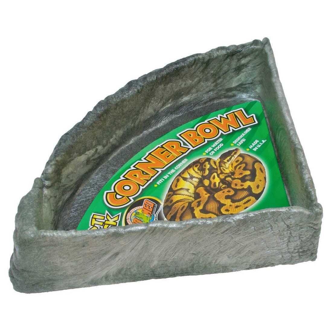 Zoo Med Repti Rock Corner Bowl - Pet Supplies online store
