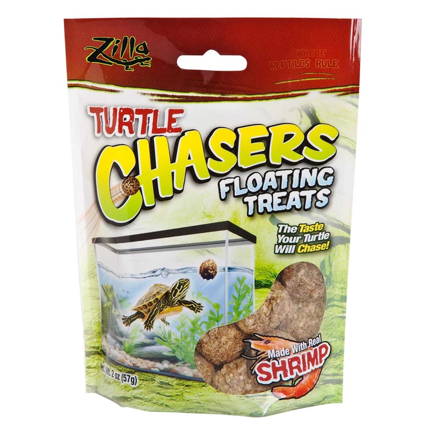 Zilla Chasers Floating Shrimp Turtle Treats - Pet Supplies online store