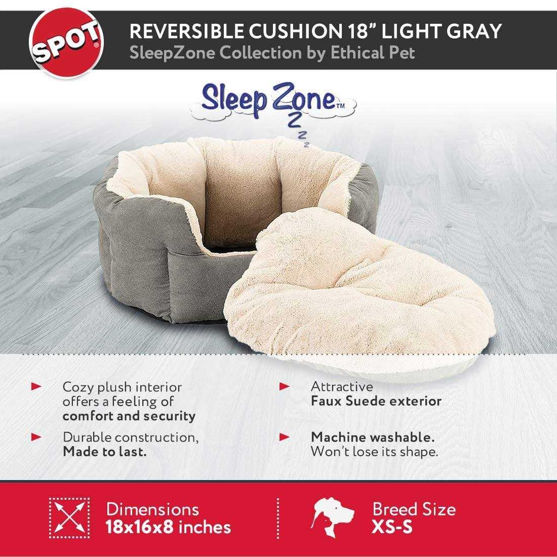 Sleep Zone Reversible Cushion Bed - Pet Supplies online store