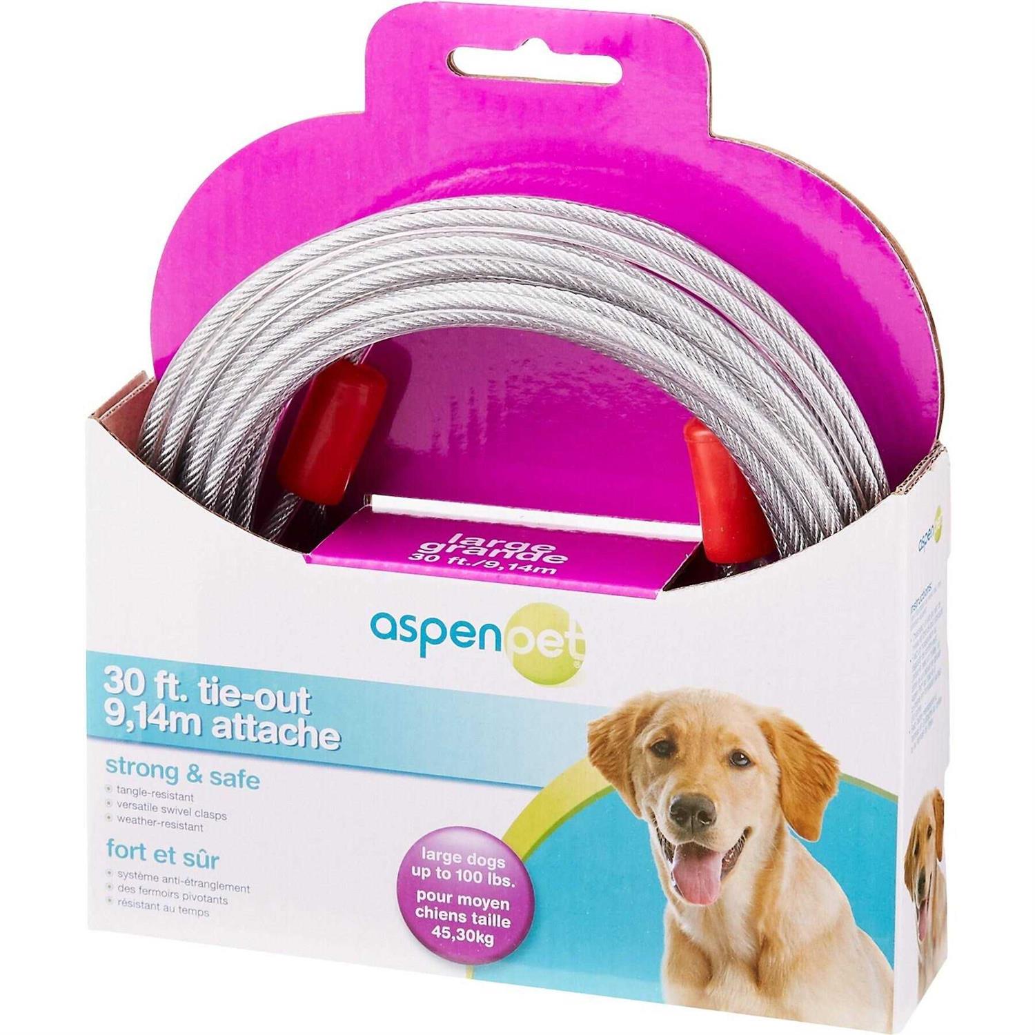 Aspen Pet Large Tie-Out Cable - Pet Supplies online store
