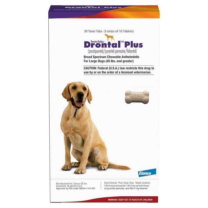 Drontal Plus Taste Tab - Pet Supplies online store
