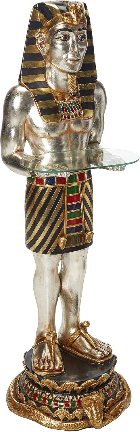 Design Toscano The Egyptian Pharaoh's Faithful Servant Statue, Dimensions: 14.5