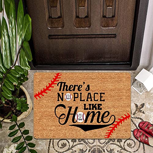 Front Door Mat Door Mat Indoor Entrance Non-Slip Inside Door Mat Welcome Happy Camper Welcome Matt for Front Door Easy Clean Floor Mat for Entryway, Patio, High Traffic Areas 16x24IN