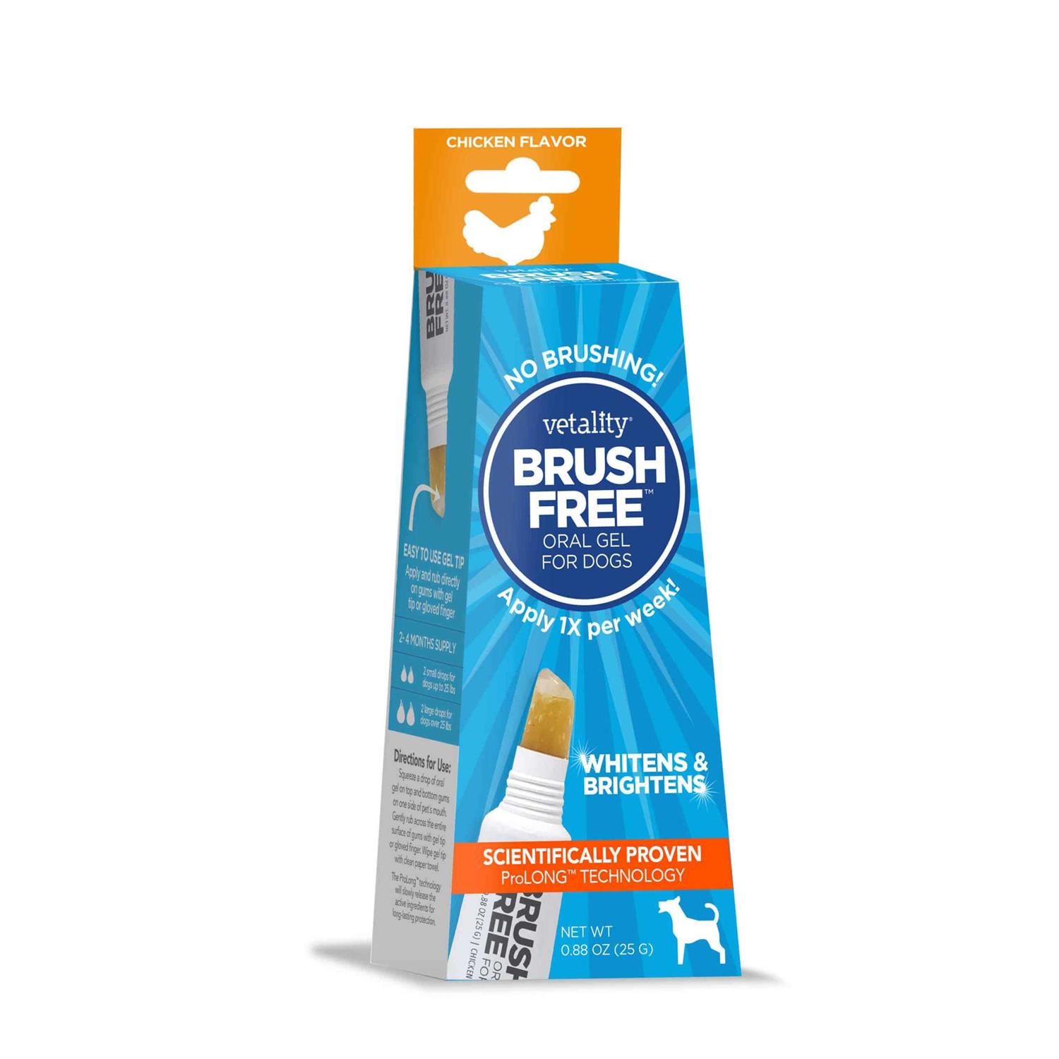 Vetality Brush Free Oral Gel for Dogs - Pet Supplies online store