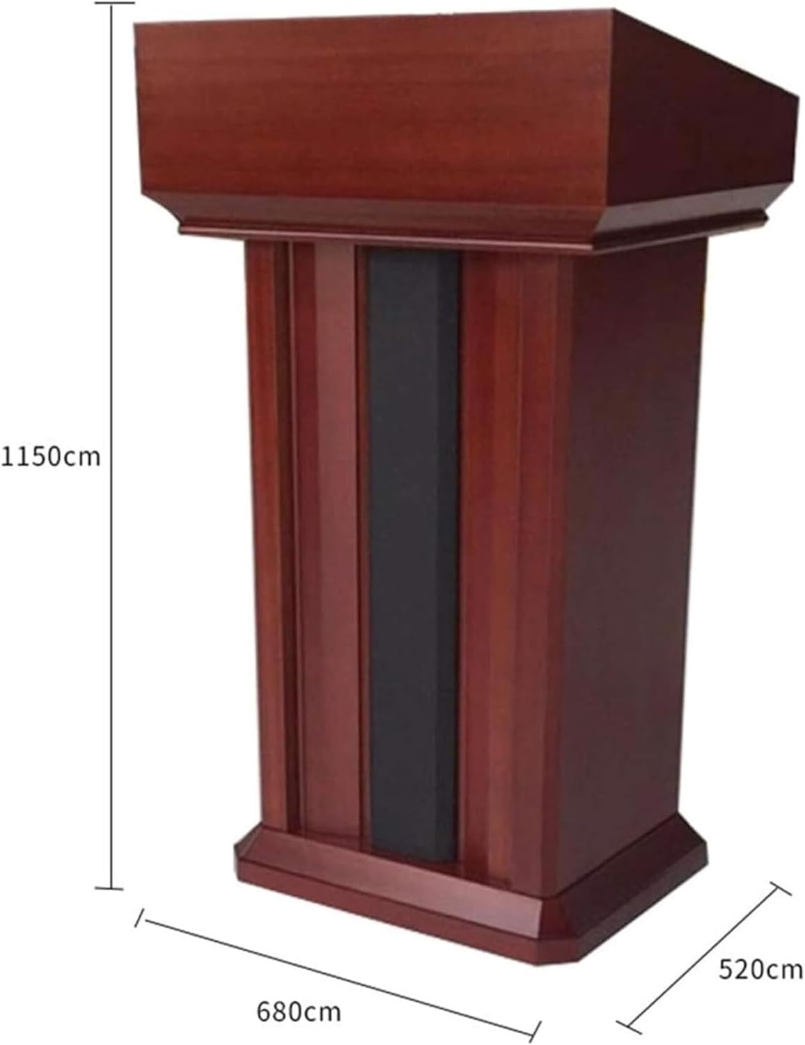 Podium Podiums Wooden Lecture Podium Portable Lectern Podium Floor Standing Podiums Welcome Reception Desk for Churches,Conference Conference Halls