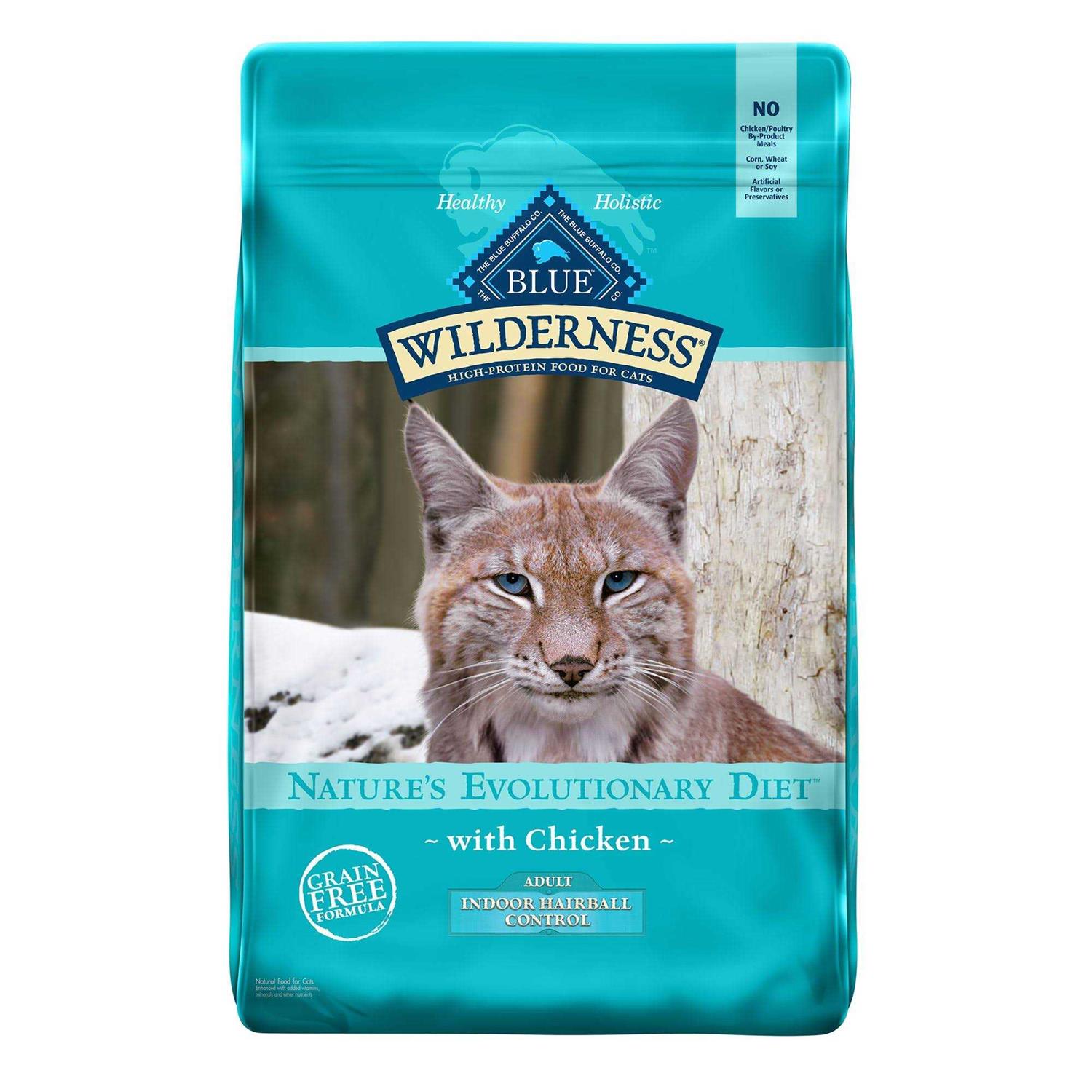 Blue Wilderness Indoor Hairball Control Cat Dry Food - Pet Supplies online store