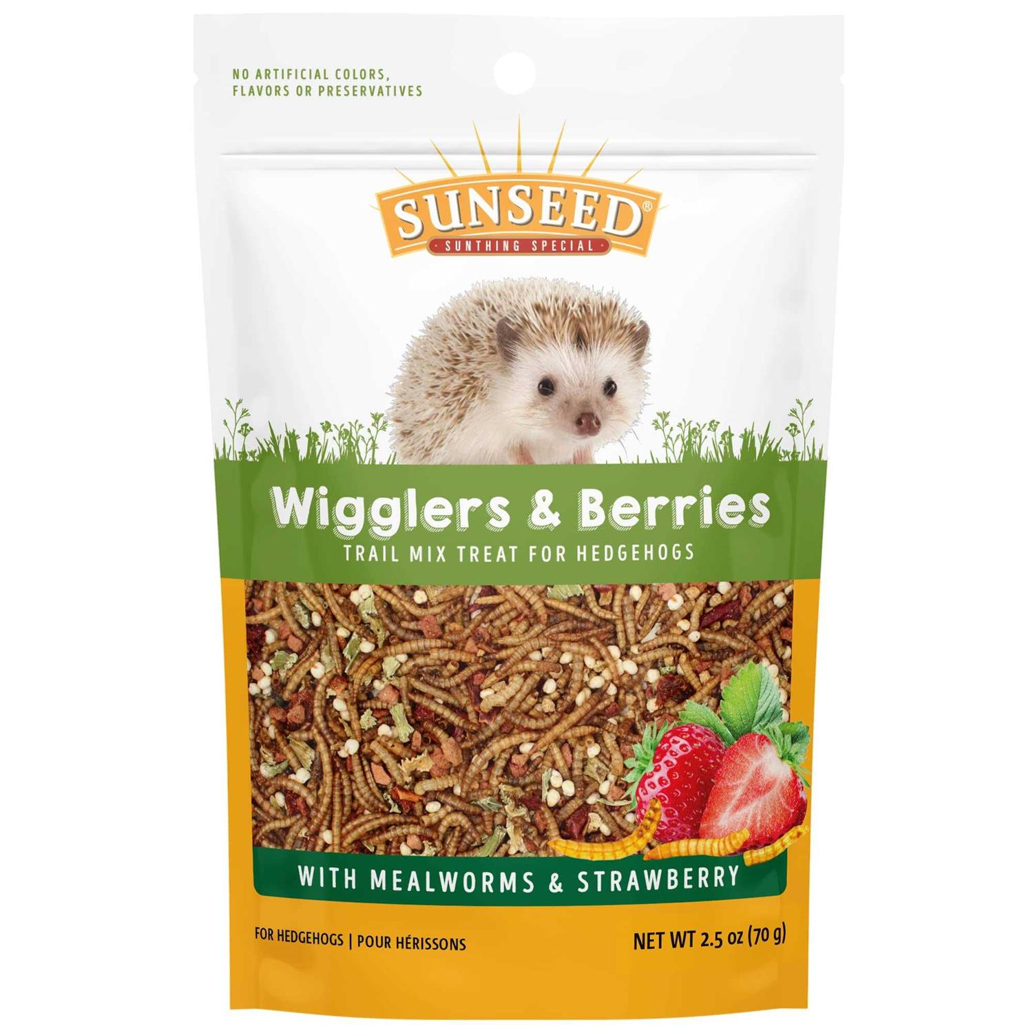 Sunseed Vita Prima Wigglers Berries Trail Mix Hedgehog Treat - Pet Supplies online store