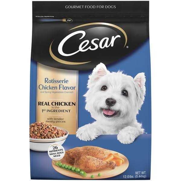 Cesar Rotisserie Chicken & Spring Vegetables Dry Dog Food - Pet Supplies online store