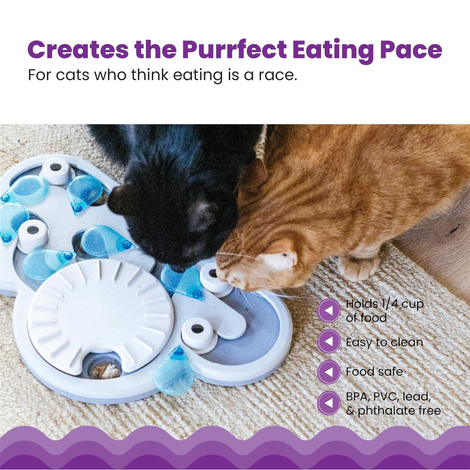 Nina Ottosson Rainy Day Puzzle & Play Cat Game - Pet Supplies online store