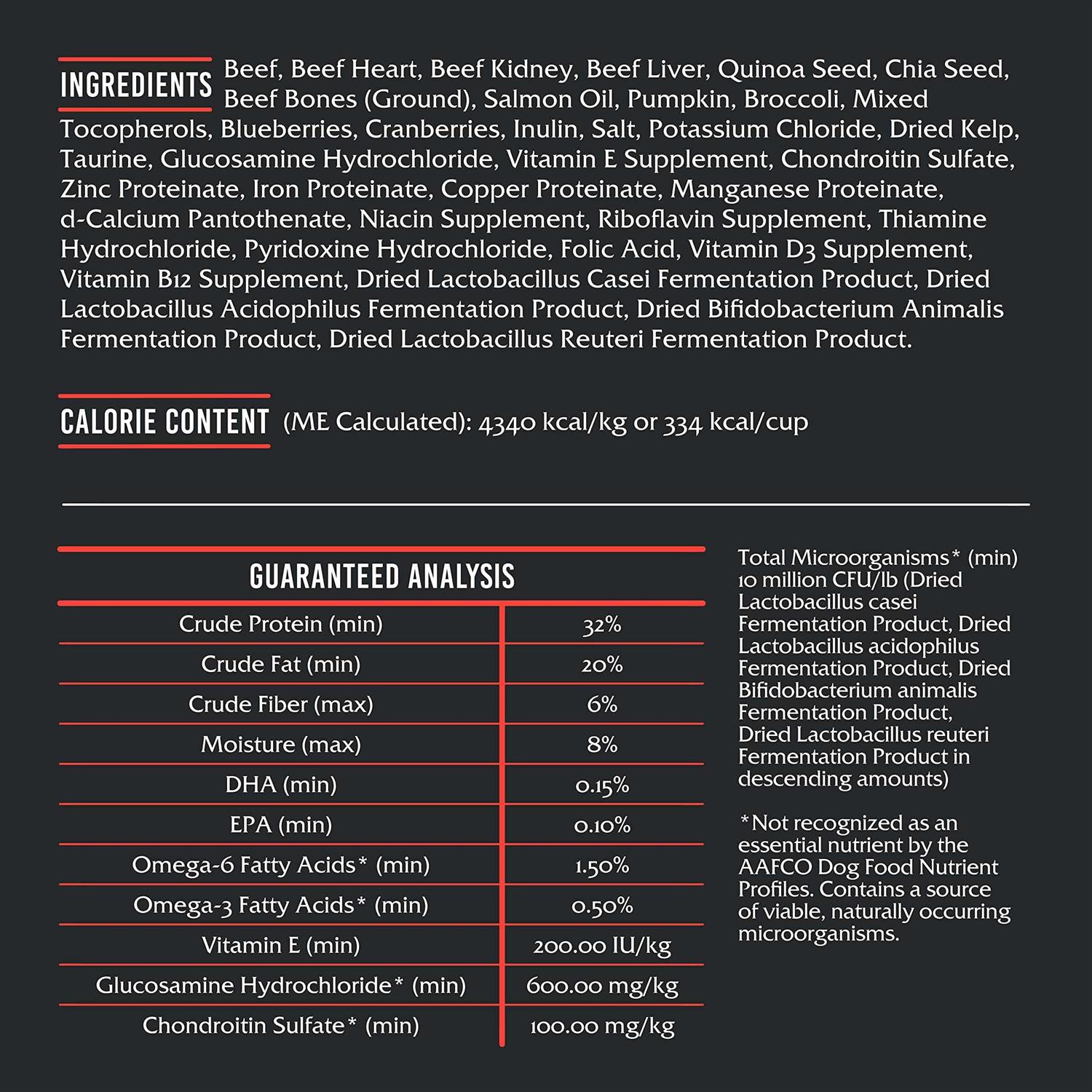 FIDELIS Freeze Dried Dog Food With Superfoods For Large Dog Breeds - Pet Supplies online store