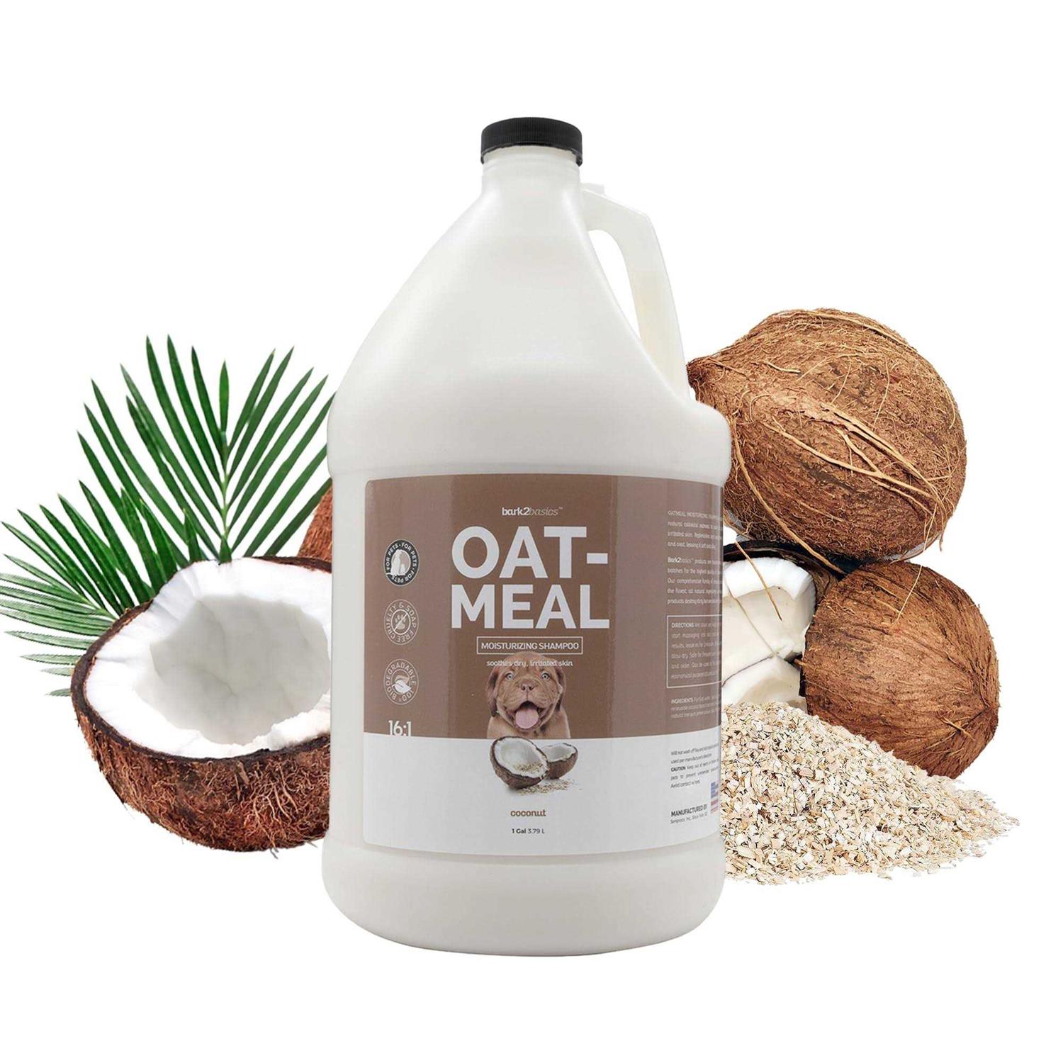 Bark2Basics Oatmeal Dog Shampoo 1 Gallon Natural Colloidal Oatmeal - Pet Supplies online store