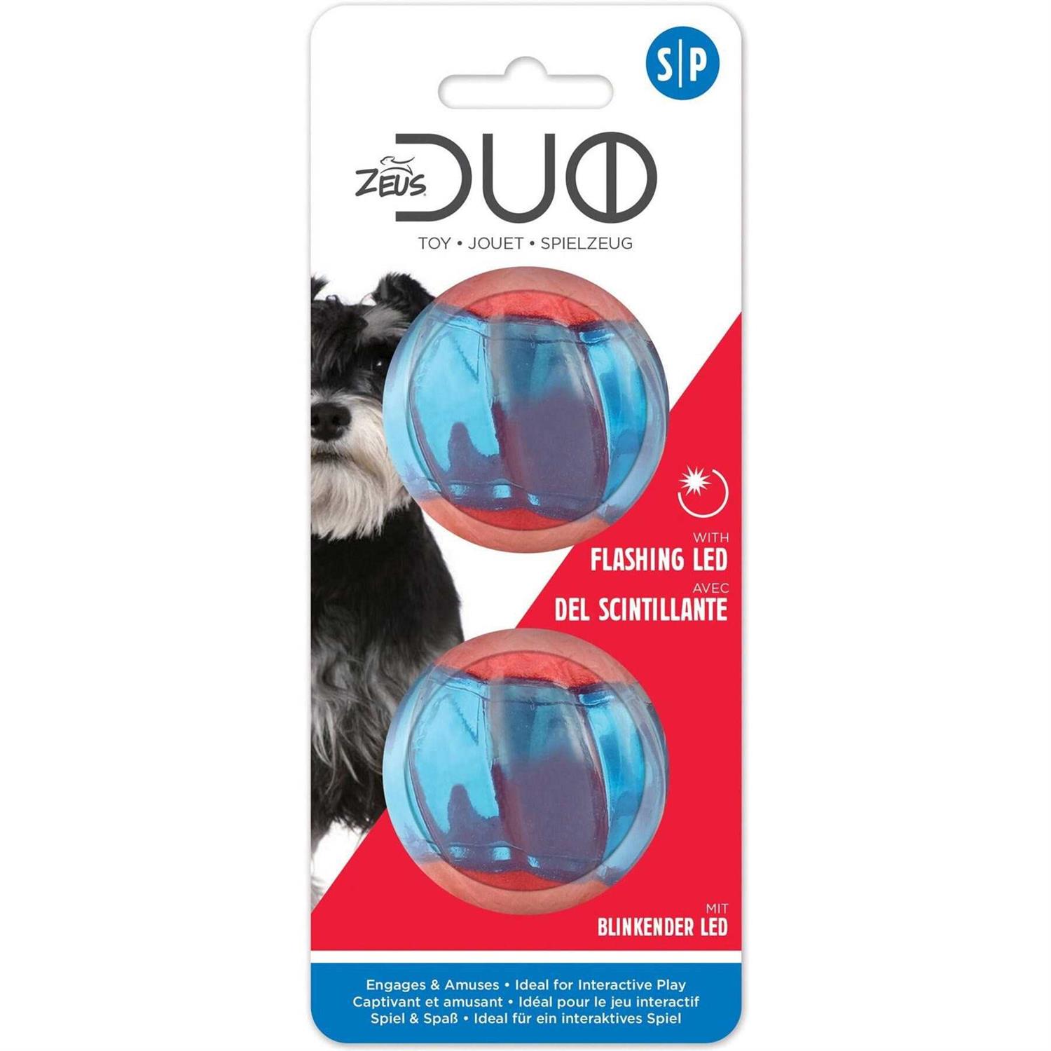 Zeus Duo Ball Dog Toy with Squeaker - Pet Supplies online store
