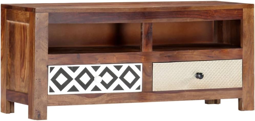 TV Stand, Modern Desk Storage Cabinet Craft Tables Tv Unit Suitable for Living Room Entryway Small Spaces Office 35.4