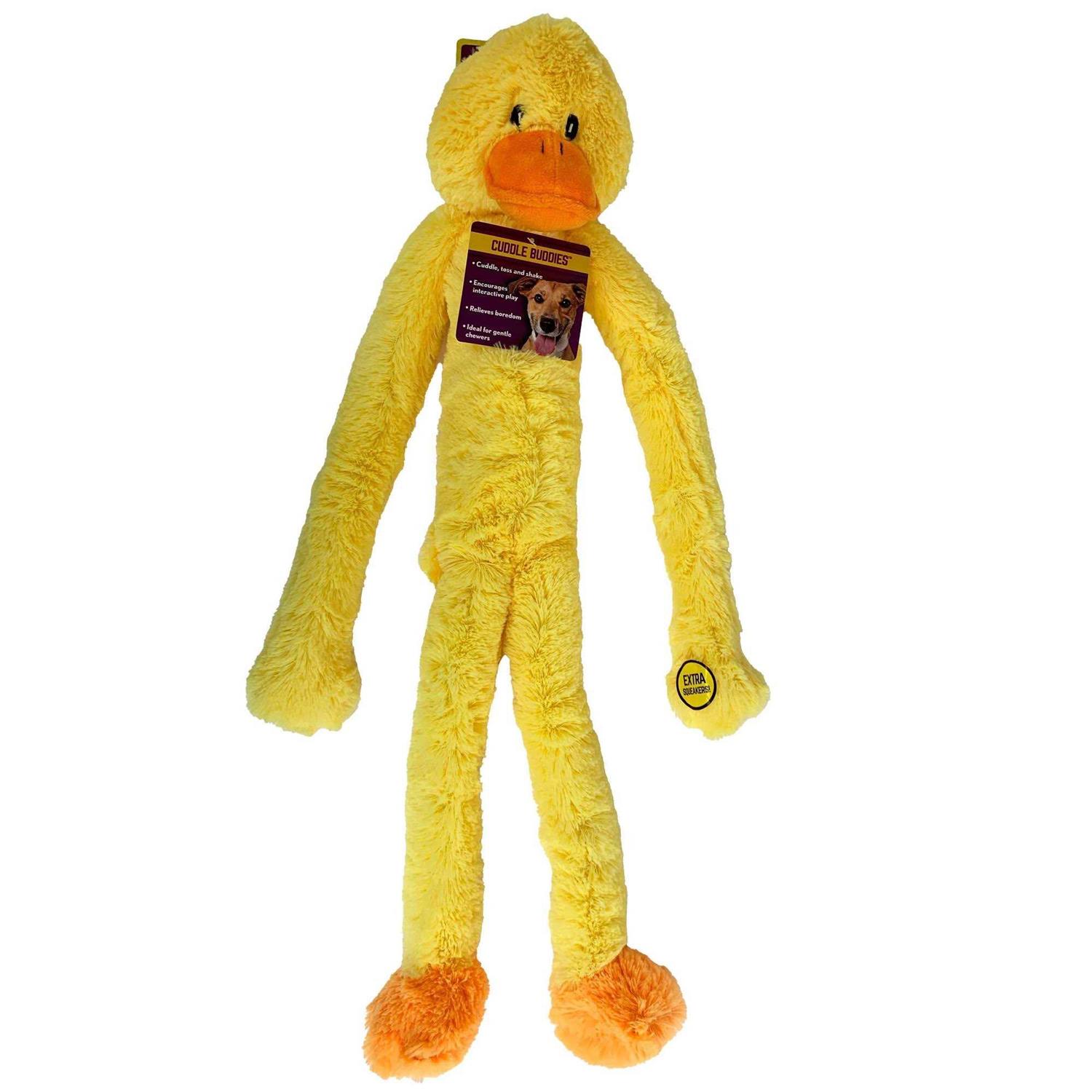 Multipet Swingin' Slevins Duck Plush Dog Toy - Pet Supplies online store