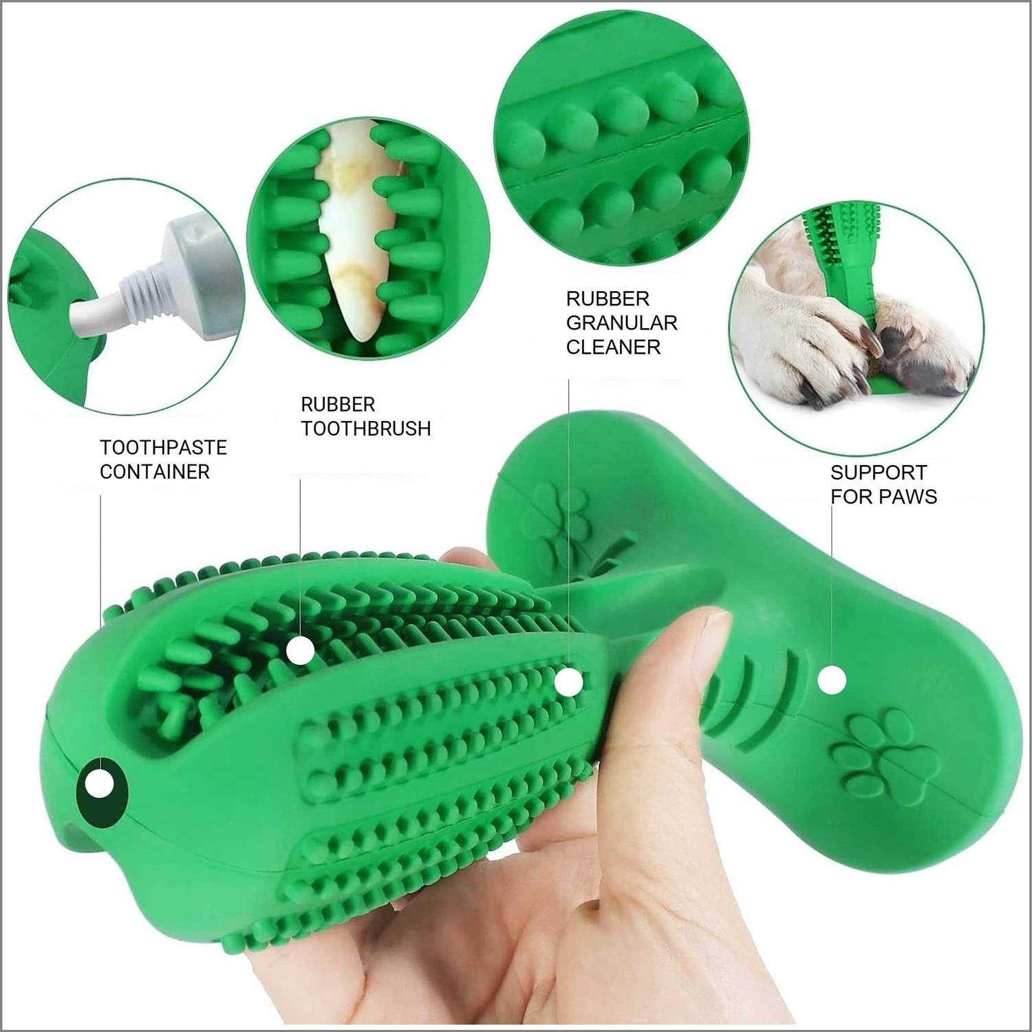 Dog Toothbrush Chew Toy for Aggressive Chewers Dog Teeth Stick - Pet Supplies online store