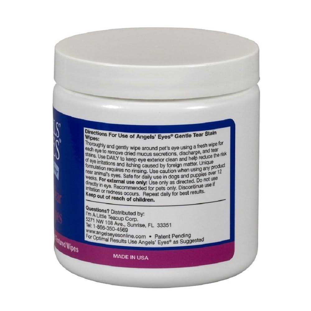 Angels Eyes Gentle Tear Stain Wipes - Pet Supplies online store