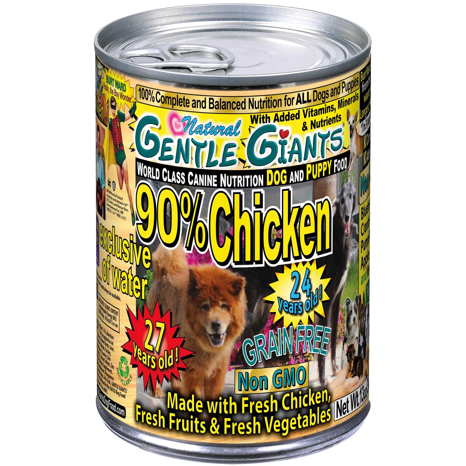 Gentle Giants Grain Free Wet Dog Food Chicken - Pet Supplies online store