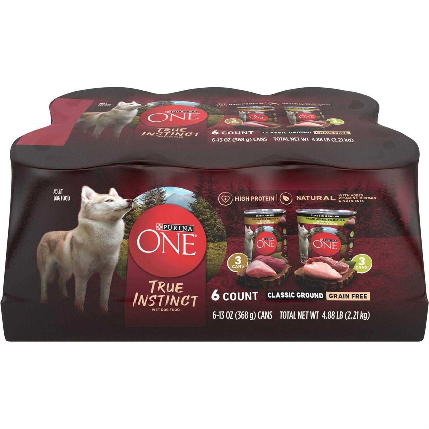 Purina ONE SmartBlend Adult Dog Food True Instinct Grain Free - Pet Supplies online store