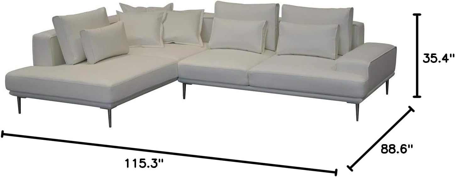 Livio Sectional Sleeper Sofa, Left Corner