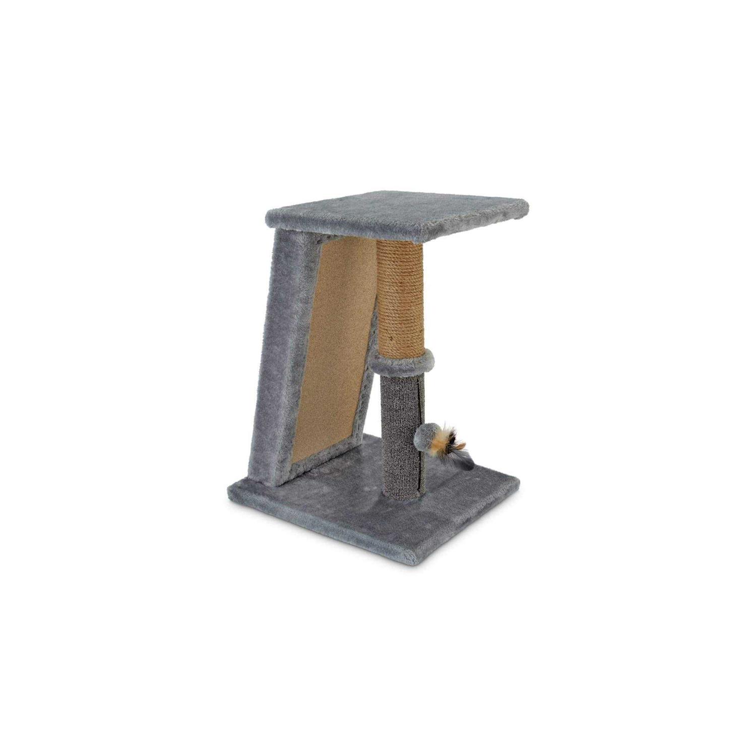 EveryYay Raised Runway Cat Scratch Post With Refillable Corrugated Cardboard - Pet Supplies online store