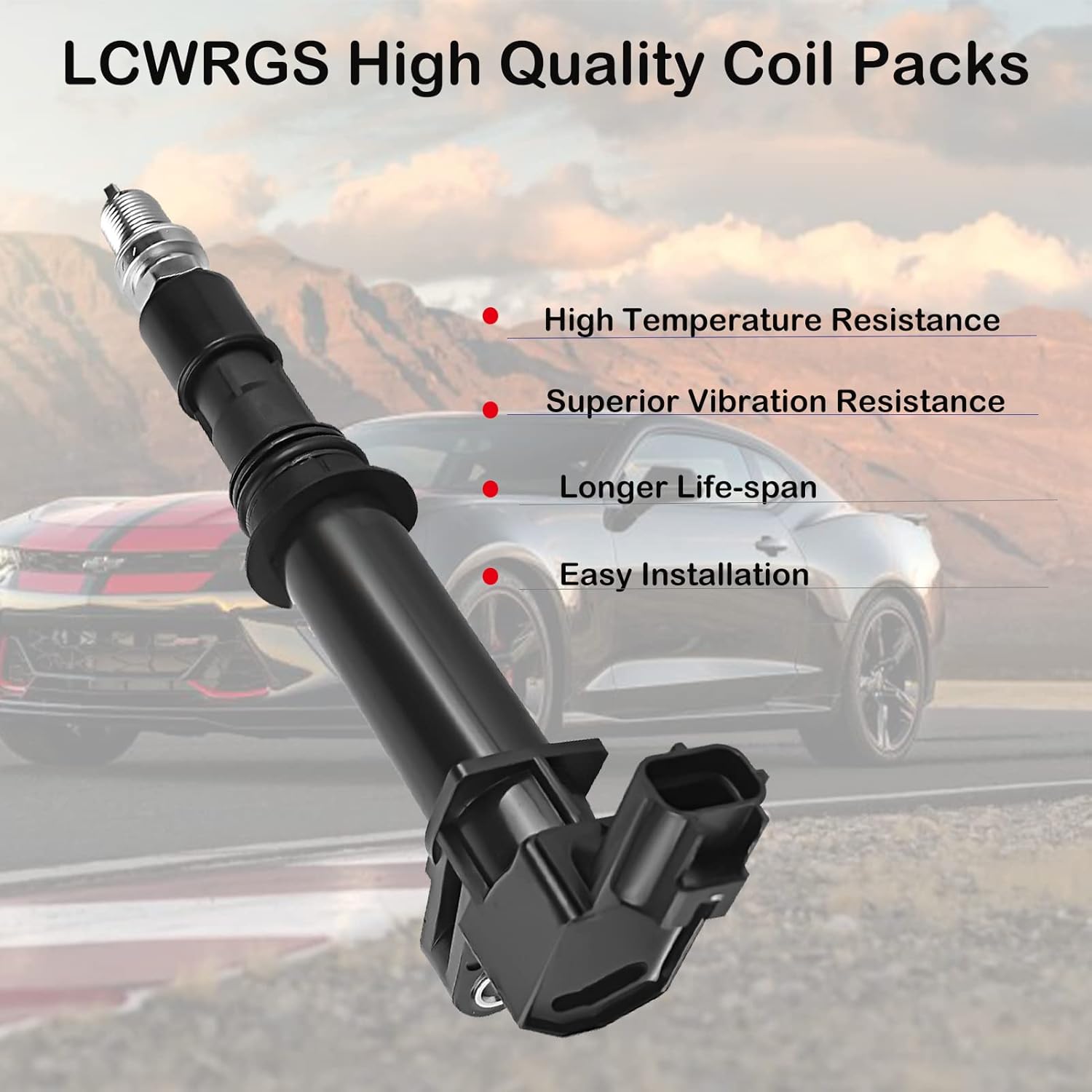 Set of 8 Ignition Coil Pack and Spark Plugs Fits for 2000 2001 2002 2003 2004 2005 2006 2007 Dodge Durango Ram 1500 Dakota Jeep Grand Cherokee 4.7 V8 Replaces# UF270