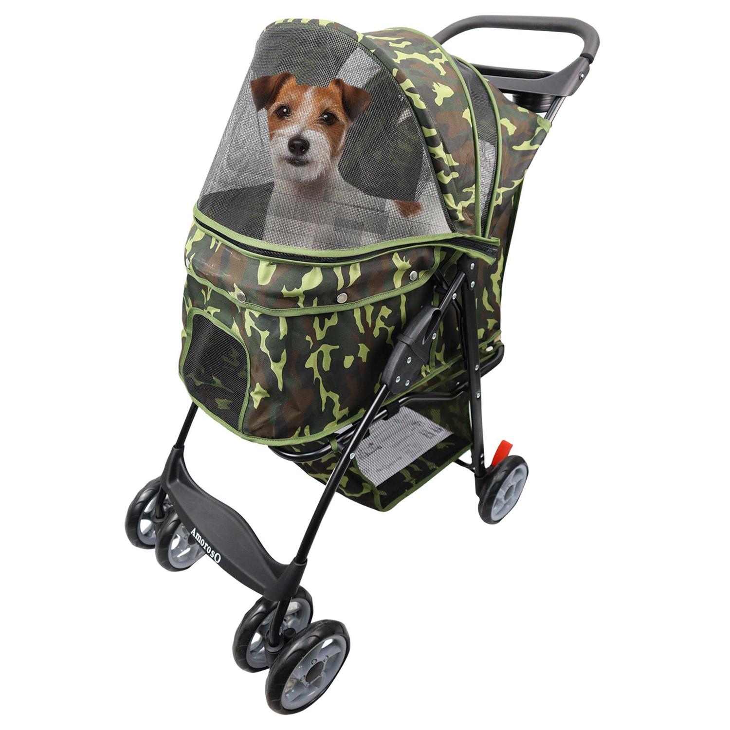 AmorosO Convenient Pet Stroller - Pet Supplies online store