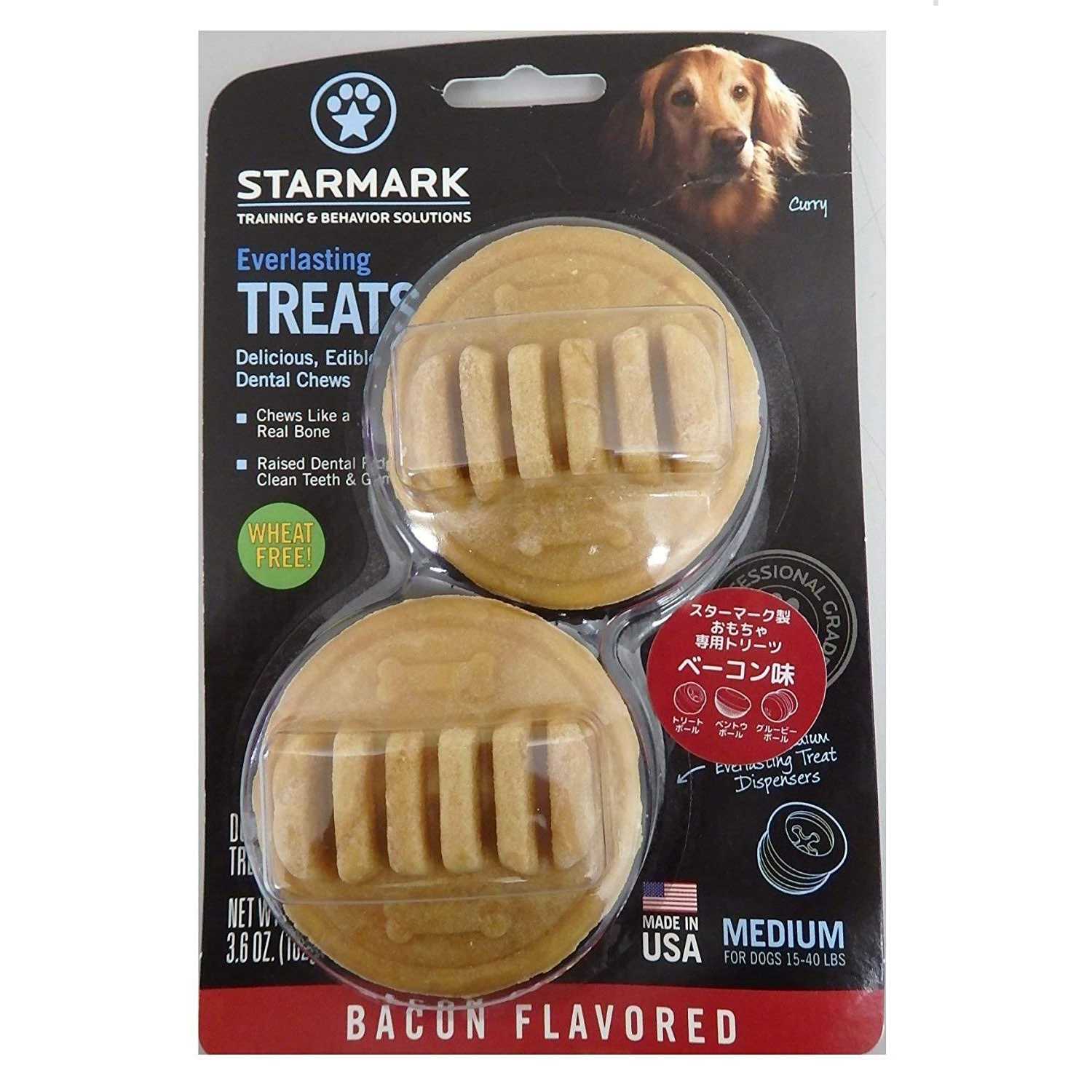 Starmark Everlasting Bacon Dog Treats - Pet Supplies online store