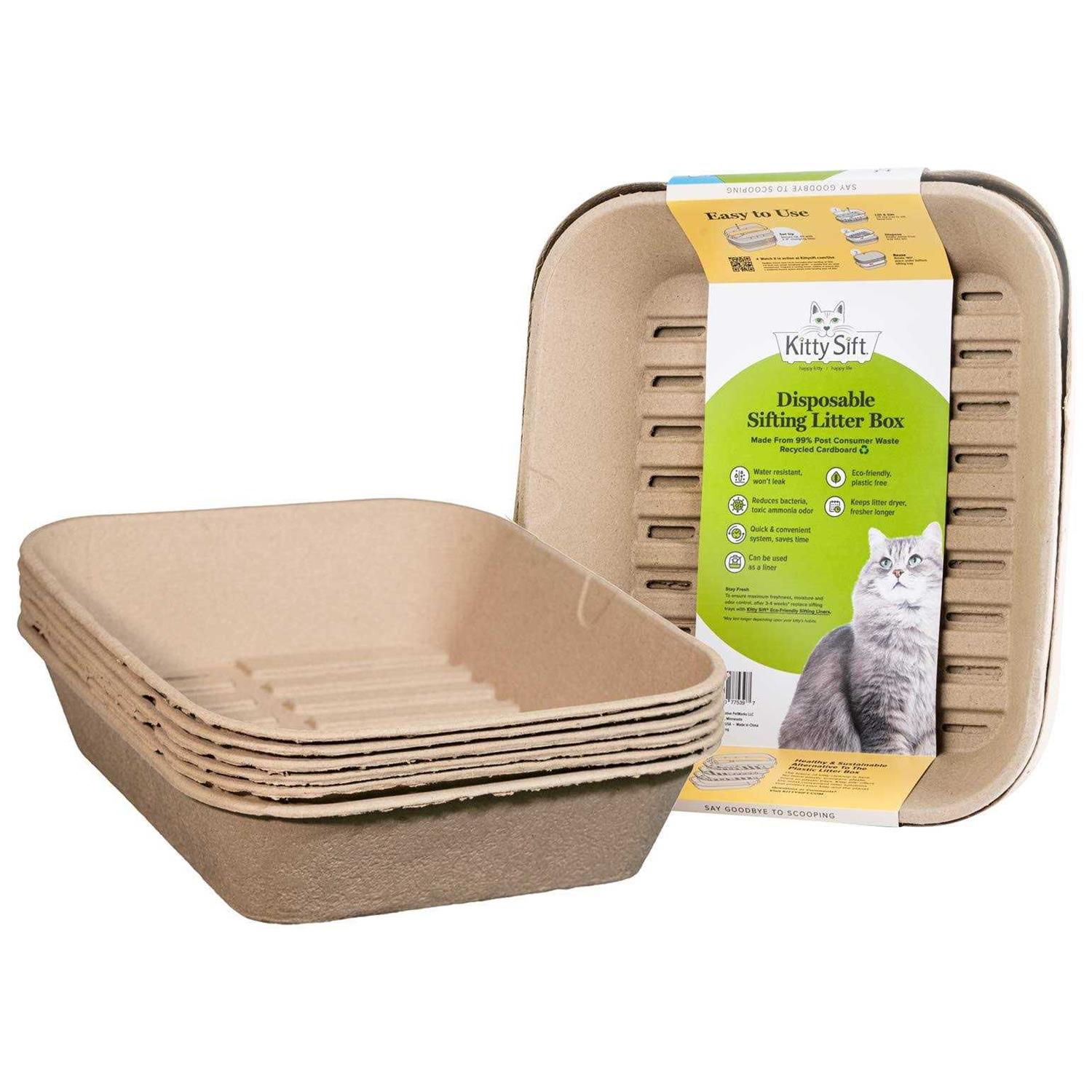 Kitty Sift Disposable Sifting Litter Box - Pet Supplies online store