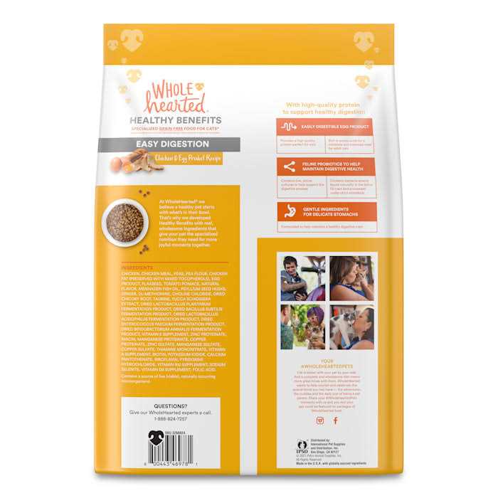 WholeHearted Grain Free Chicken Formula Dry Cat Food - Pet Supplies online store