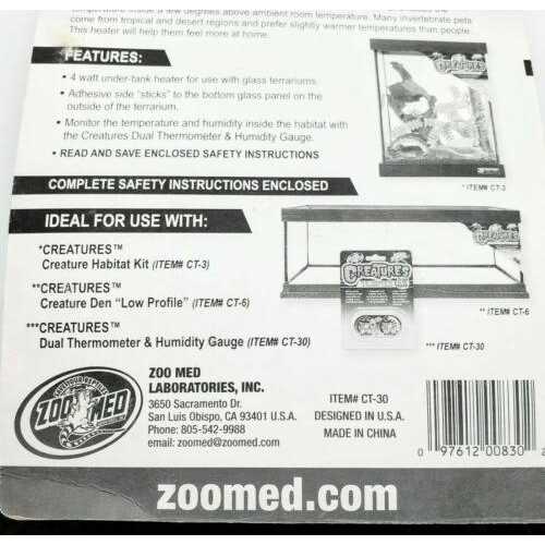 Zoo Med Creatures CreatureTherm Heater - Pet Supplies online store